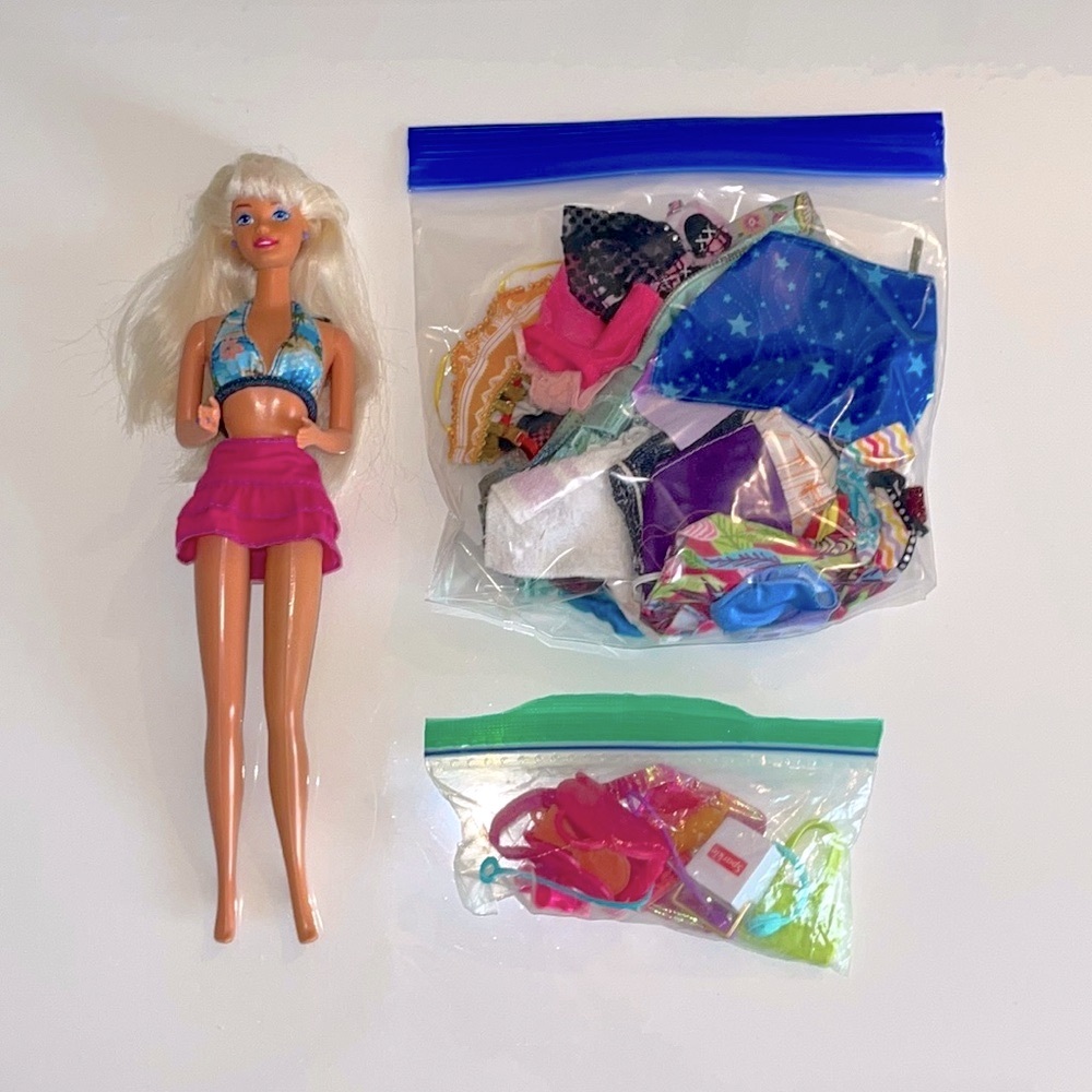 Barbie and accessories lot